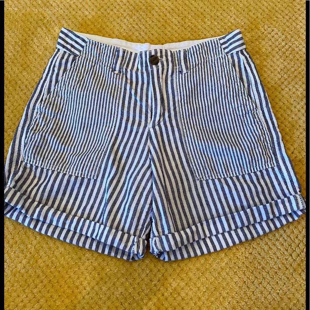 Women’s, striped cotton shirts.